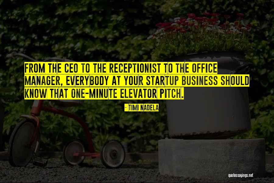 Best Sales Pitch Quotes By Timi Nadela