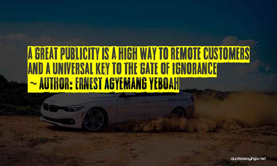 Best Sales Quotes By Ernest Agyemang Yeboah