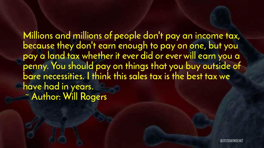 Best Sales Quotes By Will Rogers