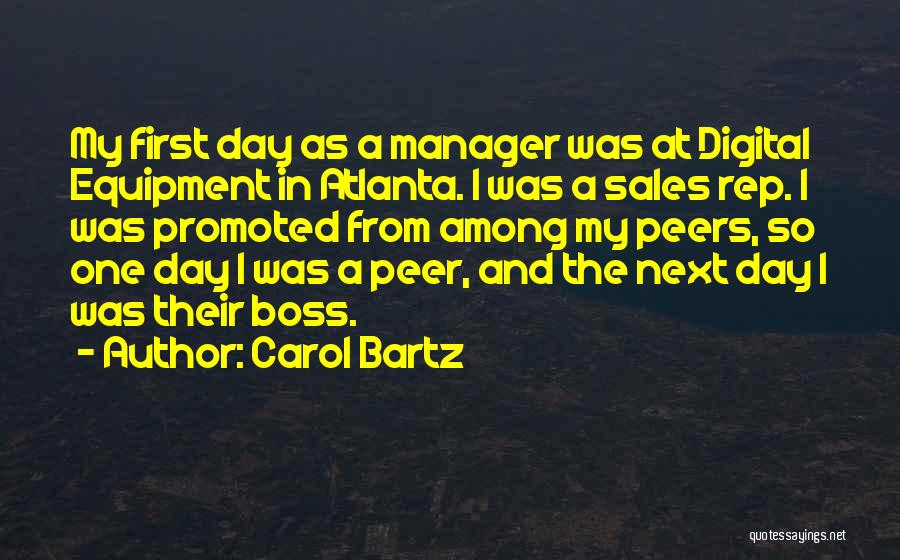 Best Sales Rep Quotes By Carol Bartz