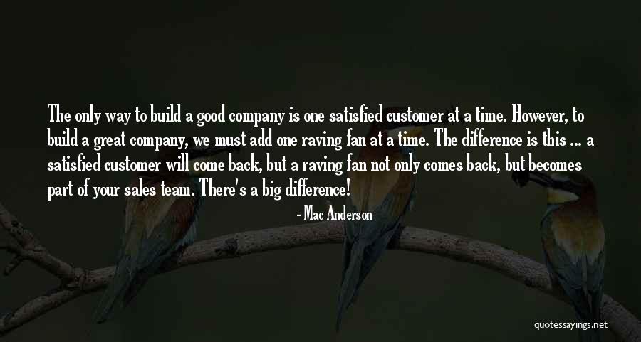 Best Sales Team Quotes By Mac Anderson