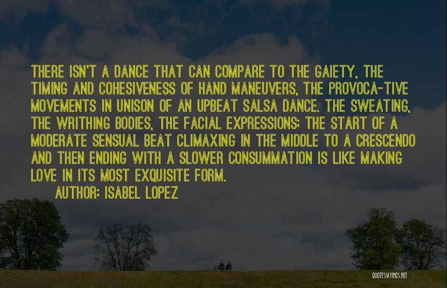 Best Salsa Dance Quotes By Isabel Lopez