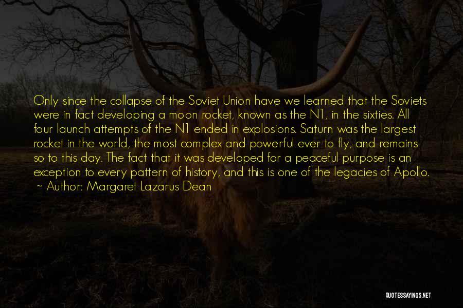 Best Saturn Quotes By Margaret Lazarus Dean