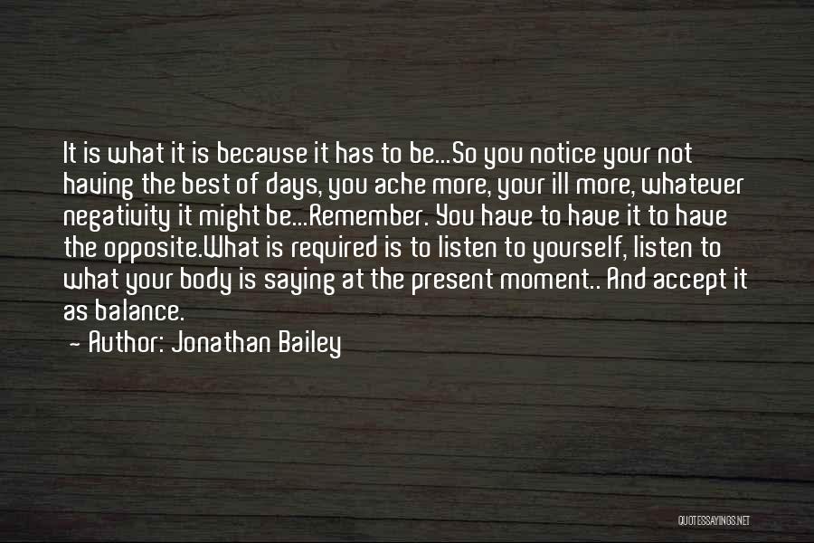 Best Saying Quotes By Jonathan Bailey Best Saying Quotes By Jonathan Bailey