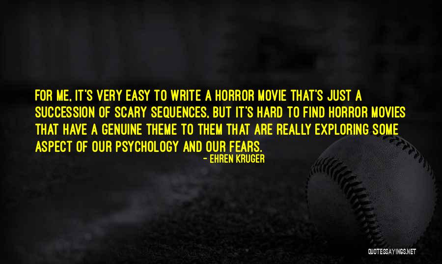 Best Scary Movie 1 Quotes By Ehren Kruger