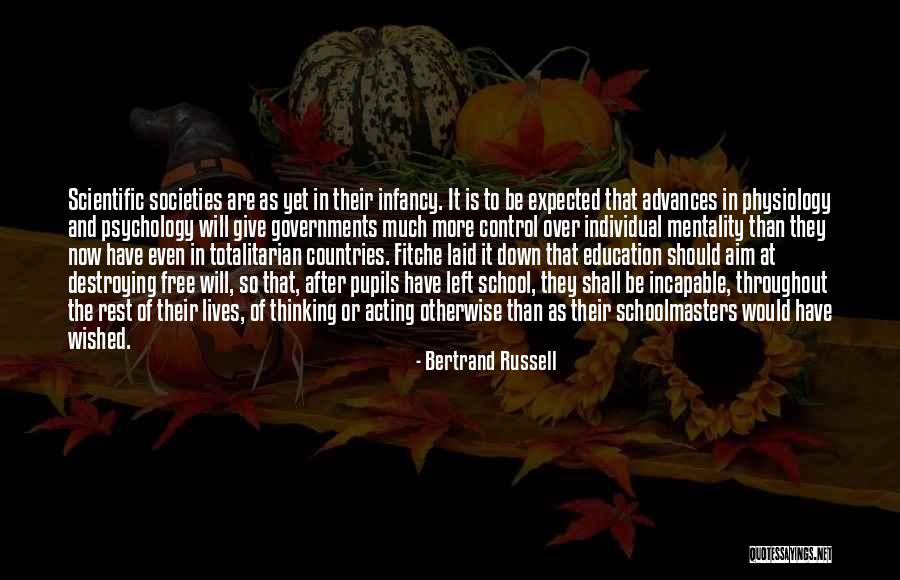 Best School Psychology Quotes By Bertrand Russell