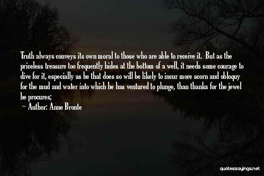 Best Scorn Quotes By Anne Bronte