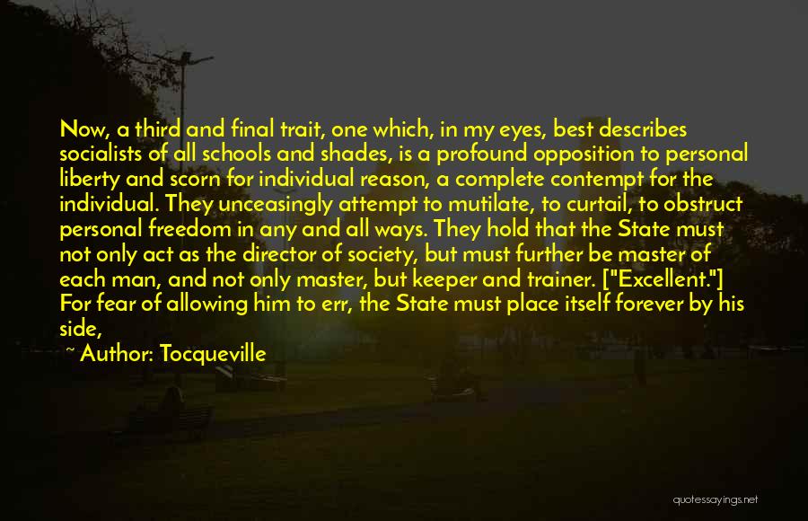 Best Scorn Quotes By Tocqueville