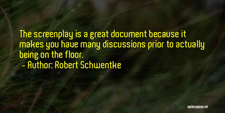 Best Screenplay Quotes By Robert Schwentke