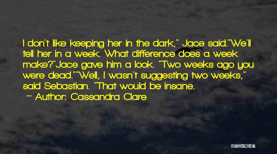 Best Sebastian Morgenstern Quotes By Cassandra Clare