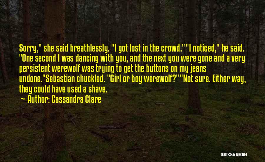 Best Sebastian Morgenstern Quotes By Cassandra Clare