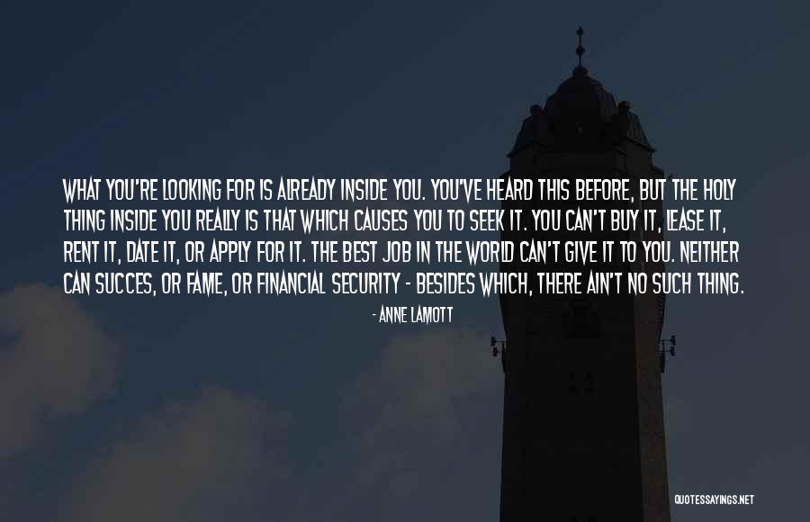 Best Seek Quotes By Anne Lamott