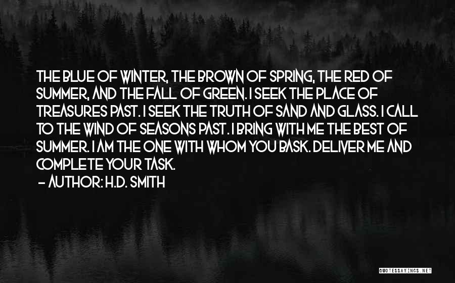 Best Seek Quotes By H.D. Smith