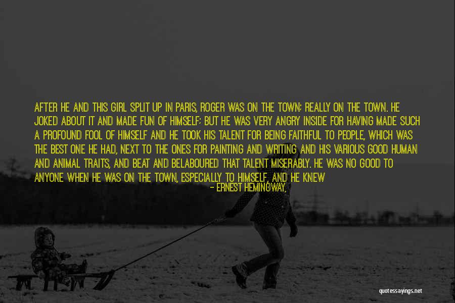 Best Self Made Quotes By Ernest Hemingway,