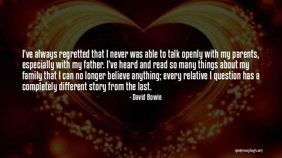 Best Self Talk Quotes By David Bowie