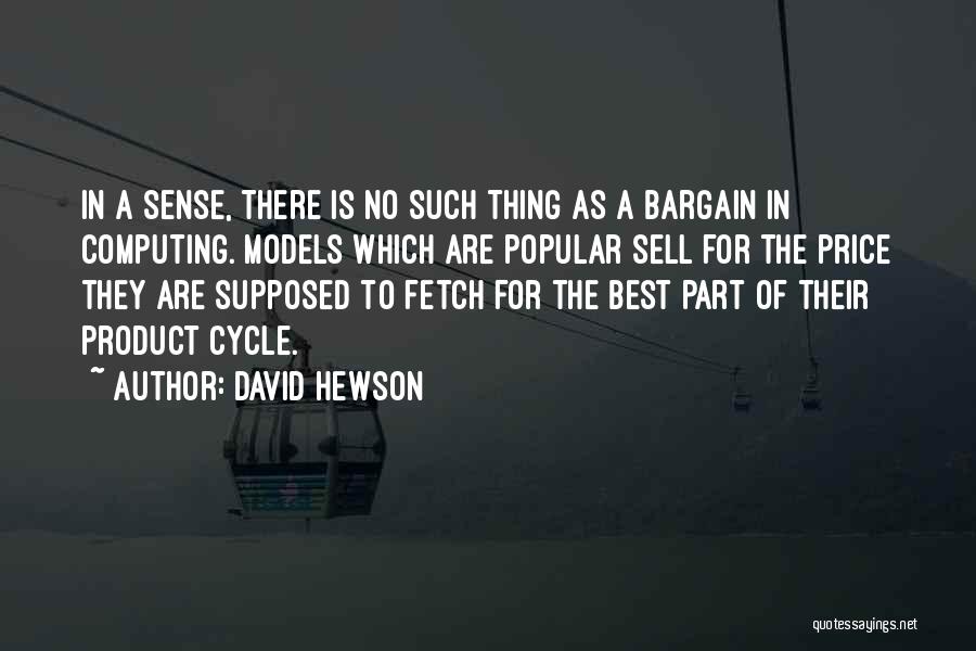 Best Sell Quotes By David Hewson