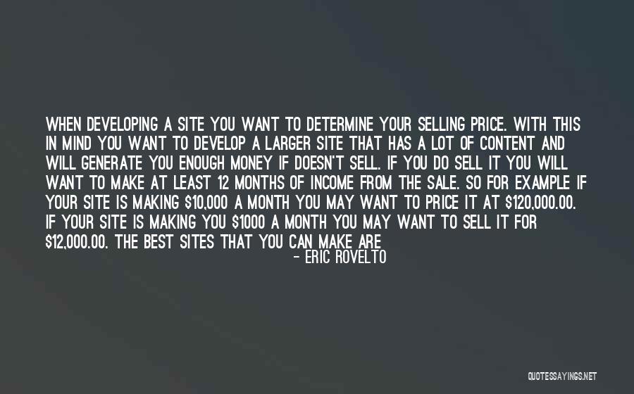 Best Sell Quotes By Eric Rovelto