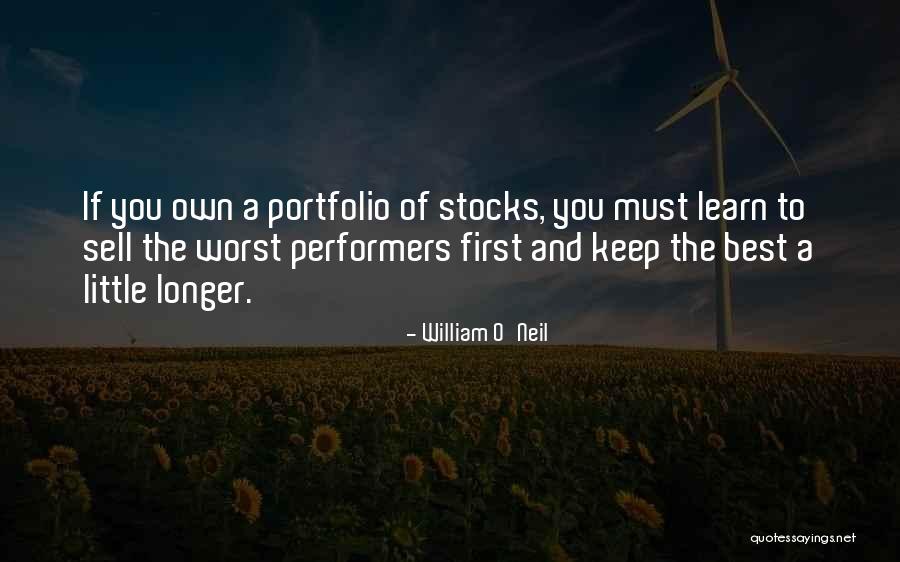 Best Sell Quotes By William O'Neil