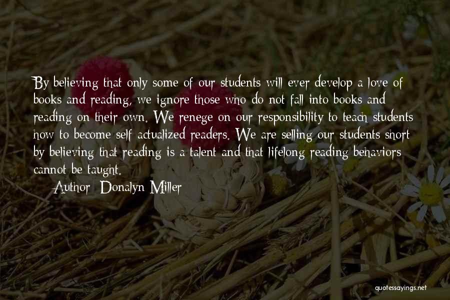 Best Selling Book Quotes By Donalyn Miller