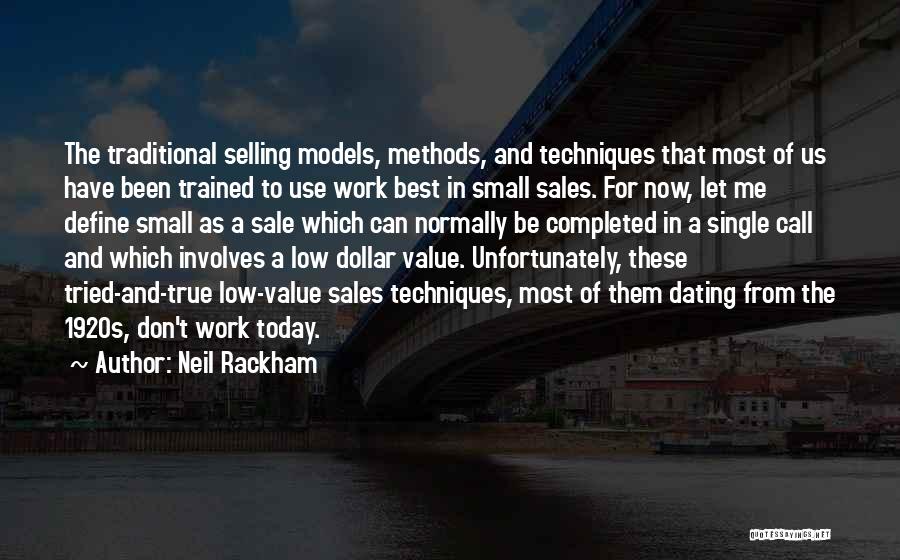 Best Selling Quotes By Neil Rackham