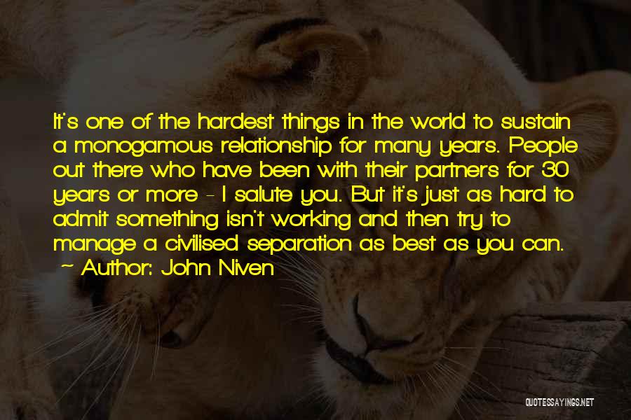 Best Separation Quotes By John Niven