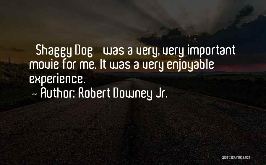 Best Shaggy Quotes By Robert Downey Jr.