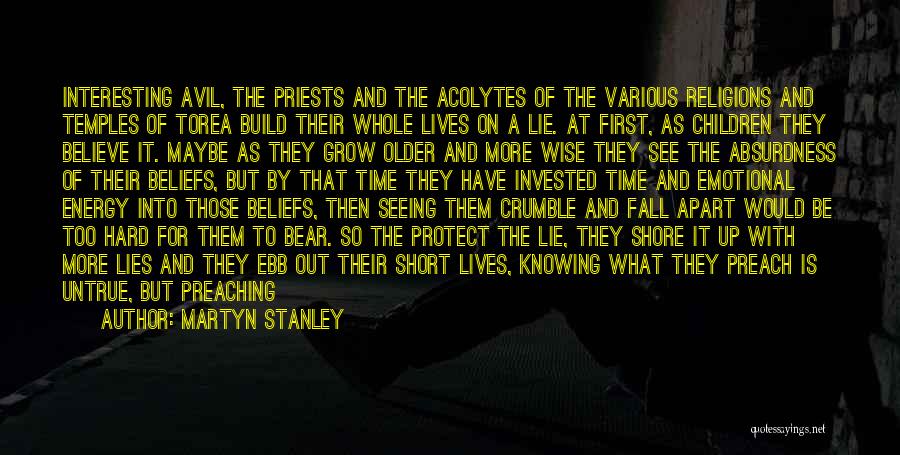 Best Short Atheist Quotes By Martyn Stanley