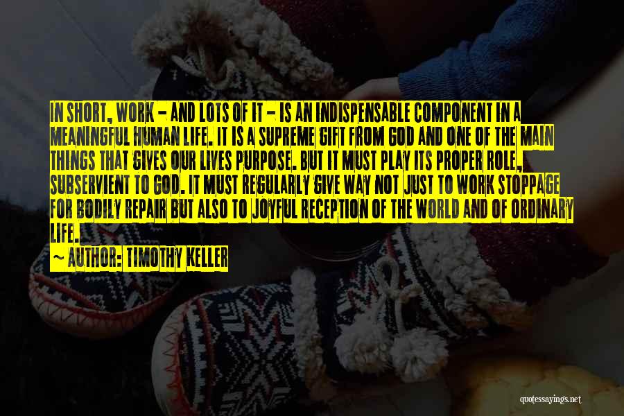 Best Short But Meaningful Quotes By Timothy Keller