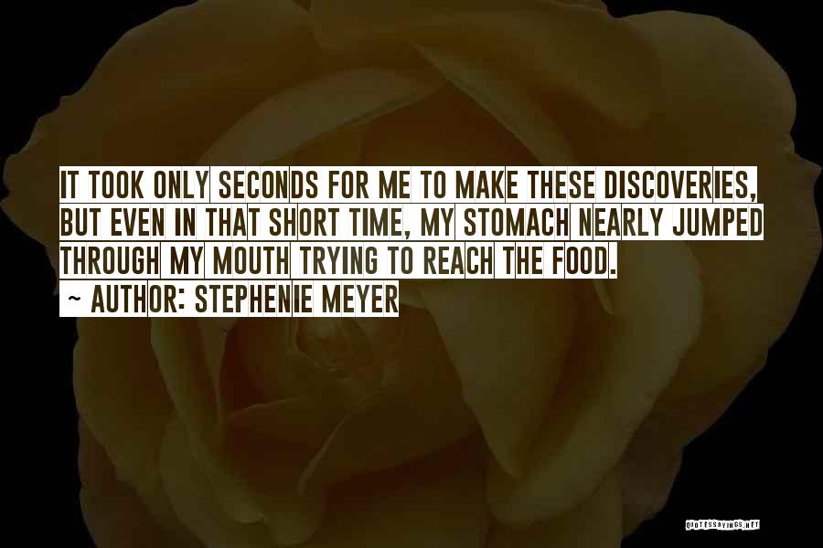 Best Short Food Quotes By Stephenie Meyer