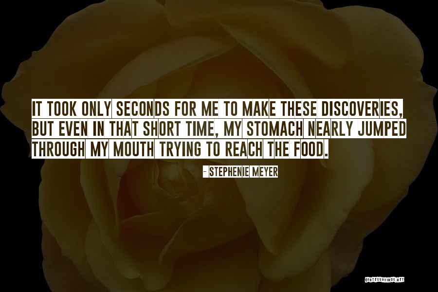 Best Short Food Quotes By Stephenie Meyer