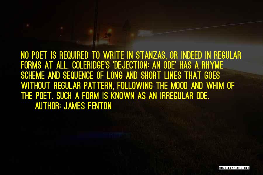 Best Short Lines Quotes By James Fenton