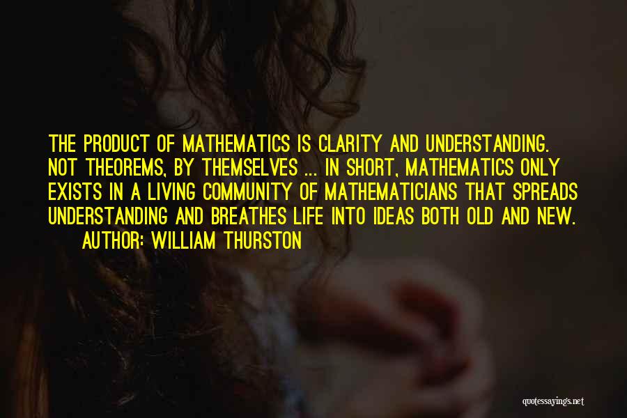 Best Short Math Quotes By William Thurston