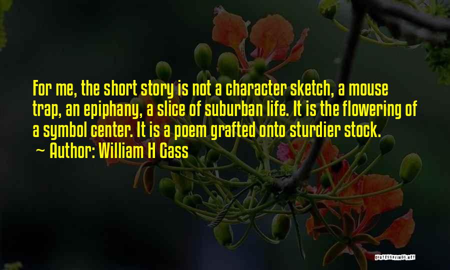 Best Short Poetry Quotes By William H Gass