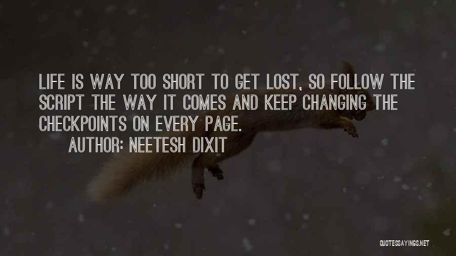 Best Short Travel Quotes By Neetesh Dixit