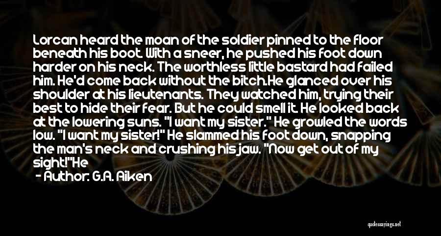 Best Sister Quotes By G.A. Aiken