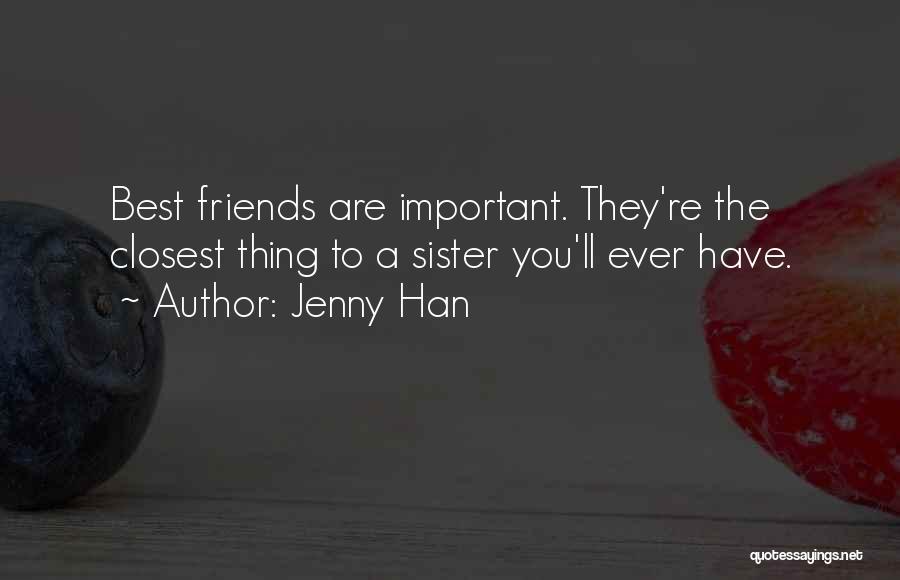 Best Sister Quotes By Jenny Han