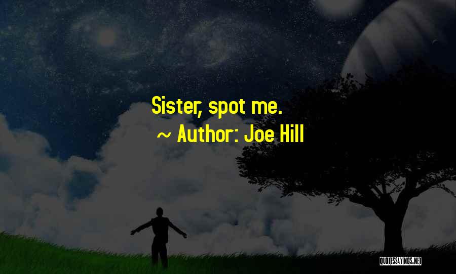Best Sister Quotes By Joe Hill