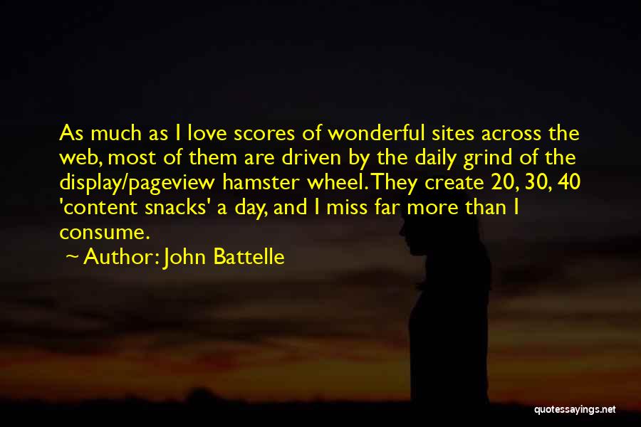 Best Sites For Love Quotes By John Battelle