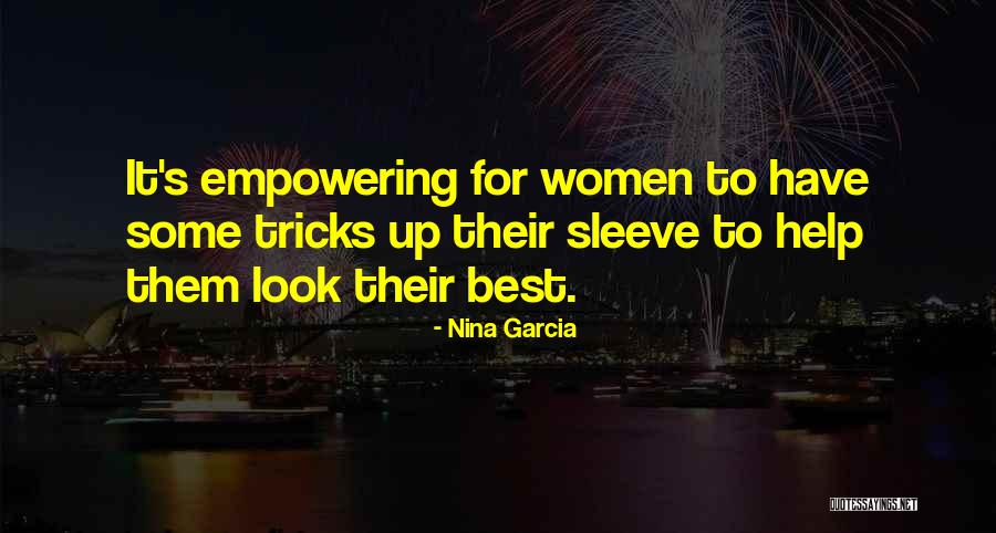 Best Sleeve Quotes By Nina Garcia