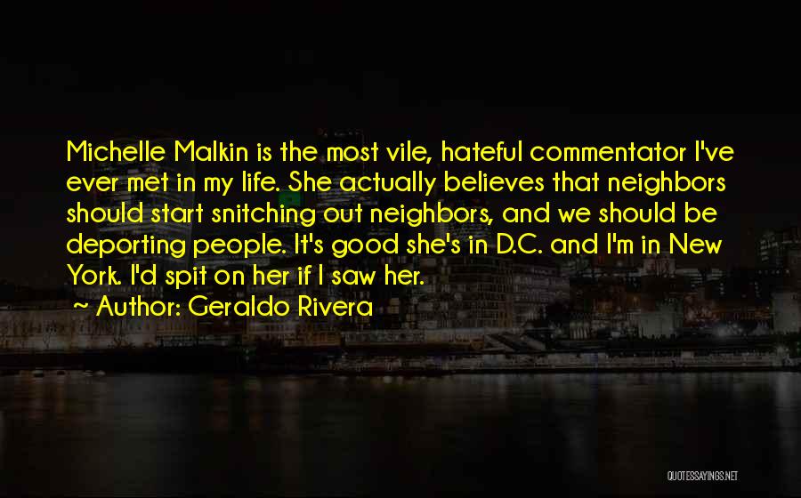 Best Snitching Quotes By Geraldo Rivera