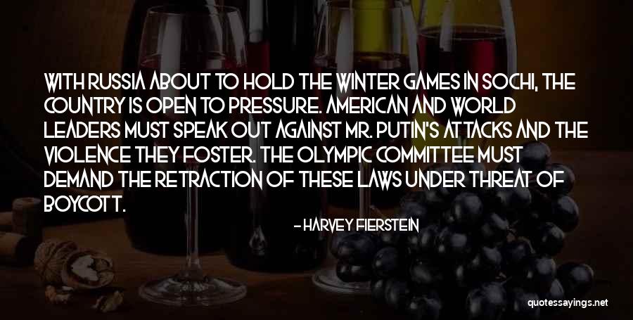 Best Sochi Quotes By Harvey Fierstein