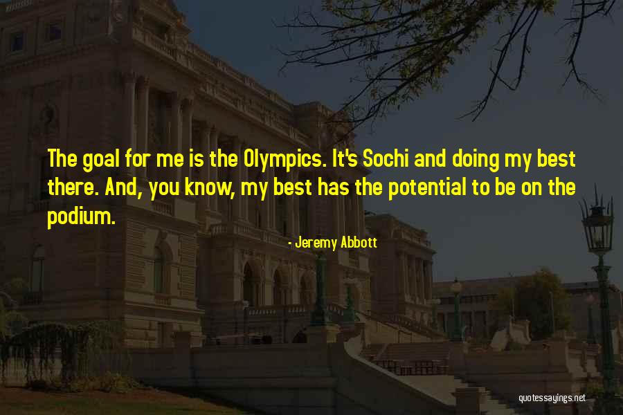 Best Sochi Quotes By Jeremy Abbott