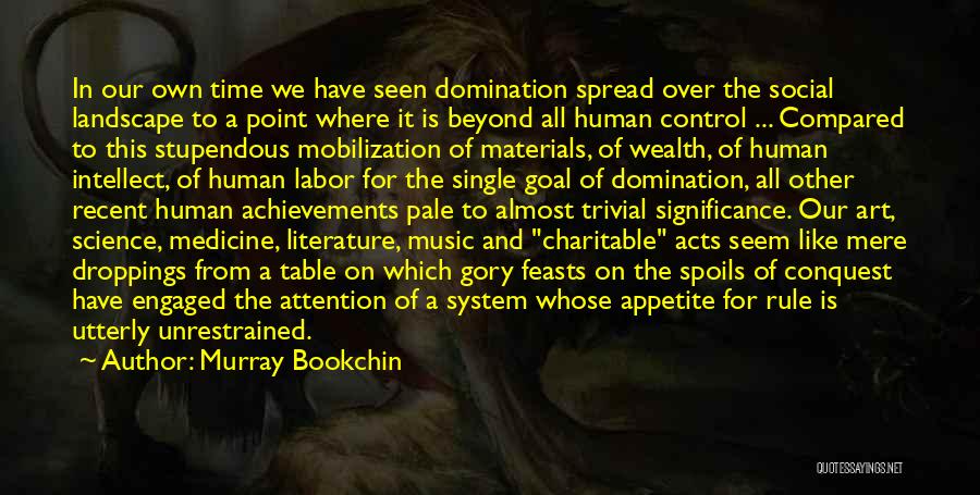 Best Social Science Quotes By Murray Bookchin