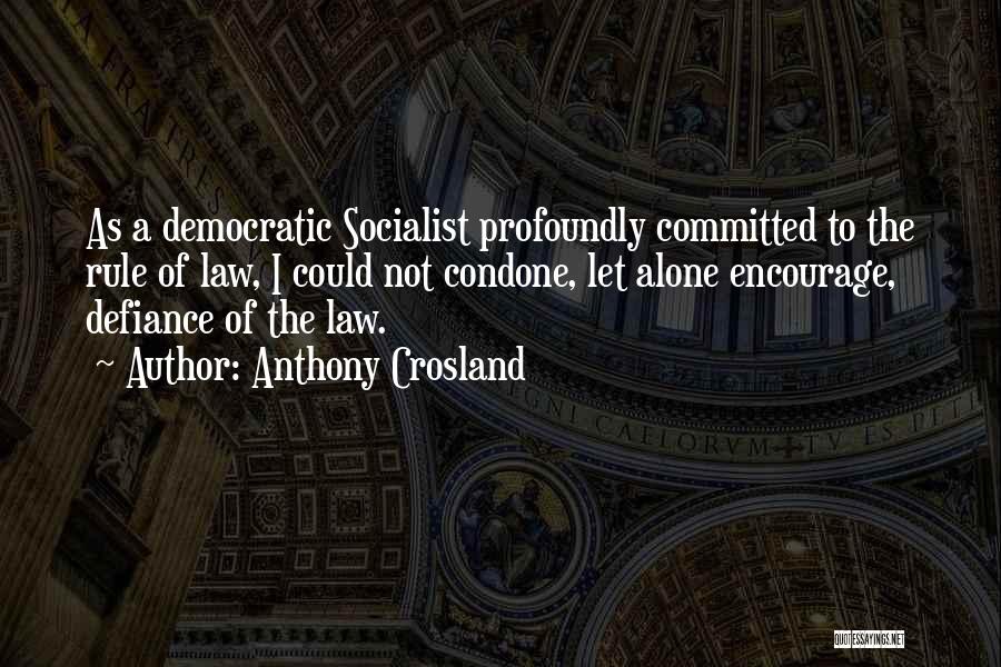 Best Socialist Quotes By Anthony Crosland