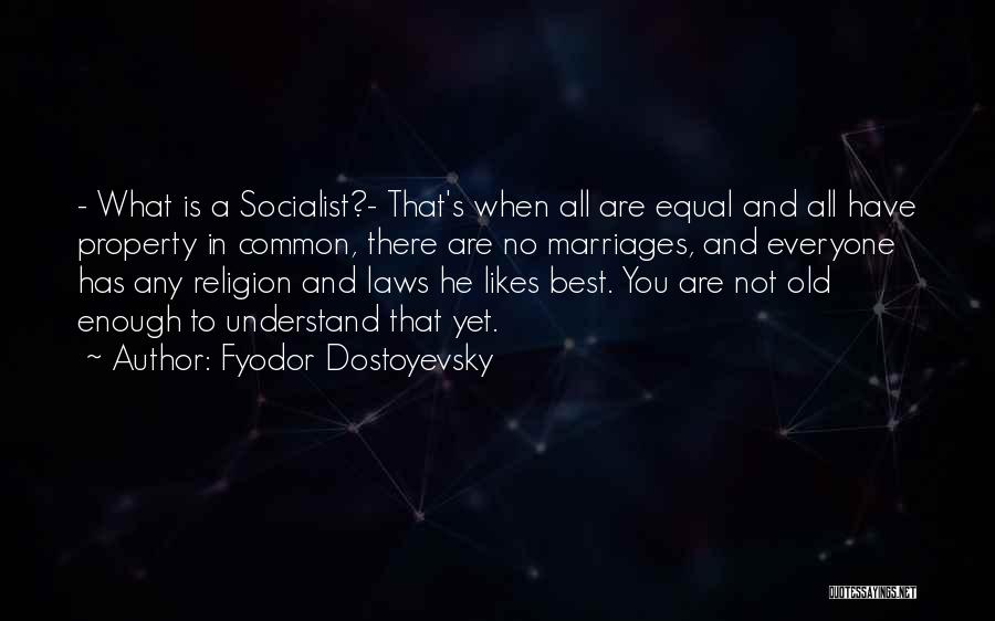 Best Socialist Quotes By Fyodor Dostoyevsky