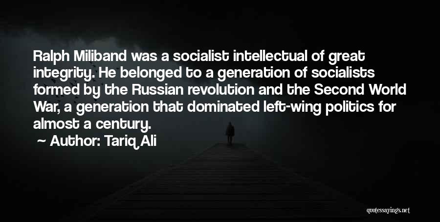 Best Socialist Quotes By Tariq Ali