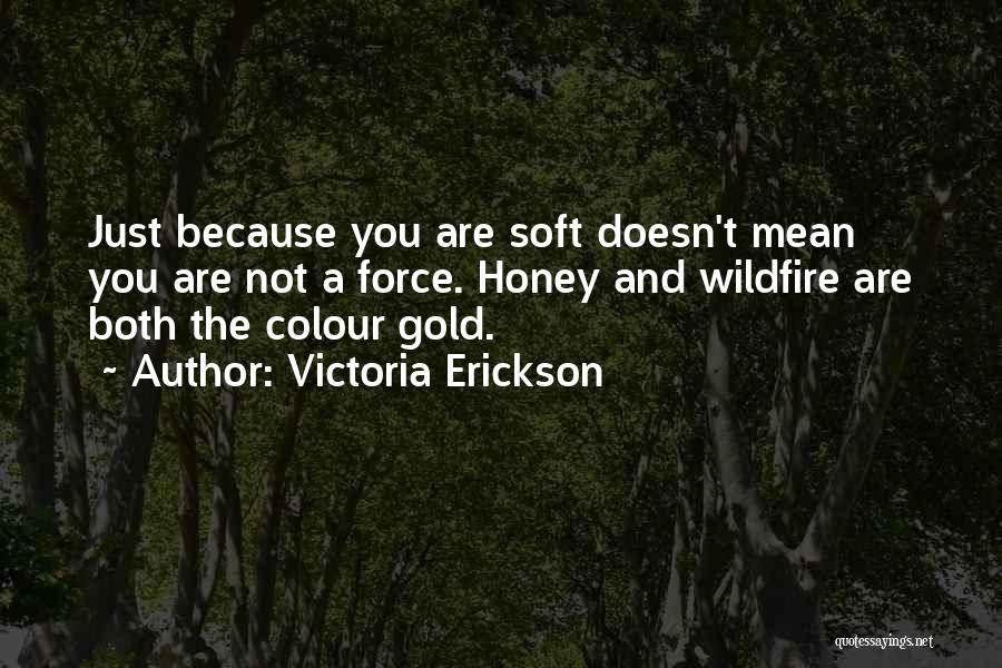 Best Softness Quotes By Victoria Erickson