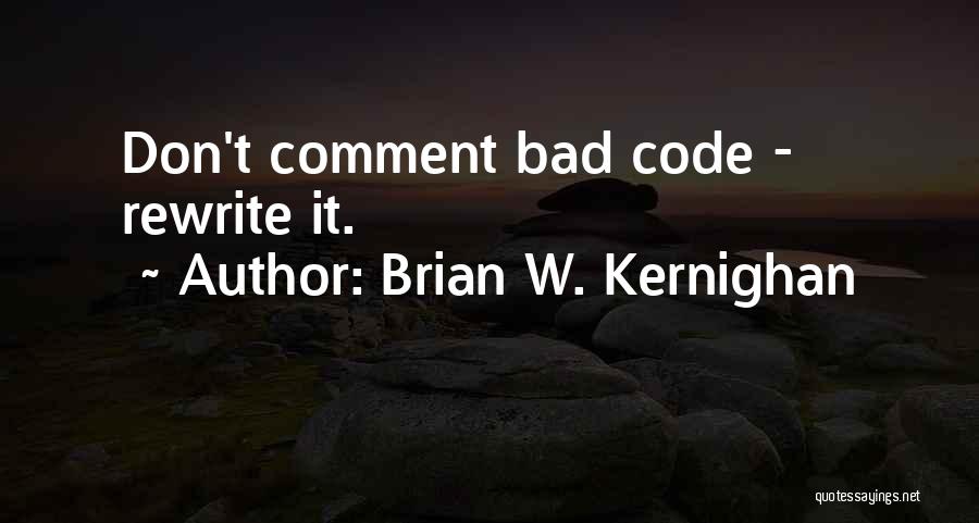Best Software Engineering Quotes By Brian W. Kernighan