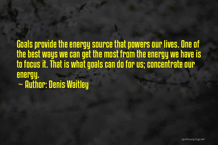 Best Source Of Quotes By Denis Waitley