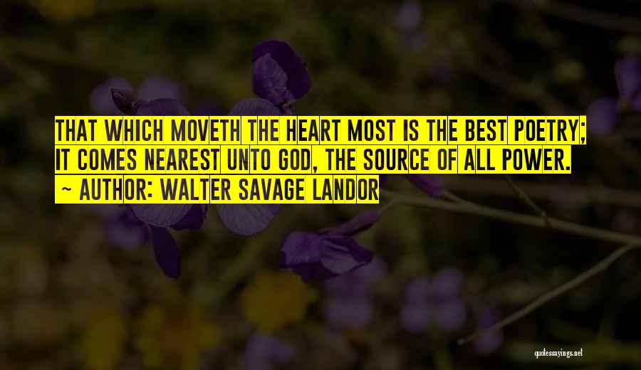 Best Source Of Quotes By Walter Savage Landor